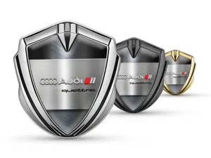 Audi Car Badges Modern Look High-End Metal Style